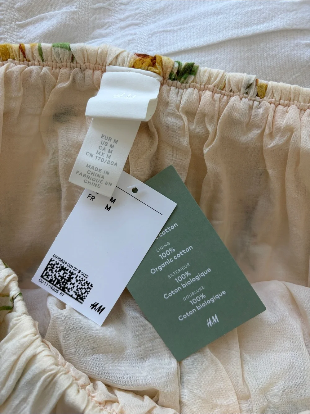 BNWT H&M wildflower sunflower floral print midi skirt and top 2 piece set - Picture 6 of 8